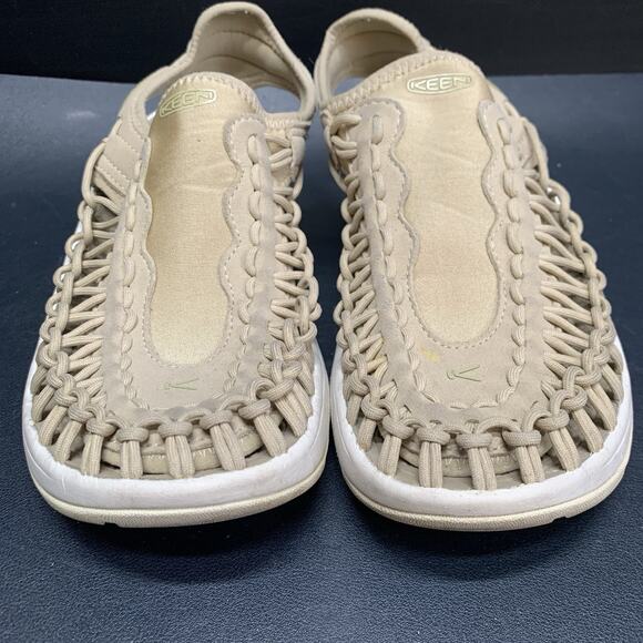 Keen Uneek Two Cord Sandals Aqua Stop Anti-Odor Anatomic Foot Bed Woman’s Size 9 - Picture 2 of 11